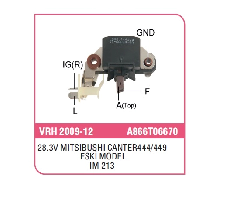 Konjektör Mitsubishi Tip 28.3V Mitsubishi CANTER444, 449 Eskı Model | OEM VRH2009-12