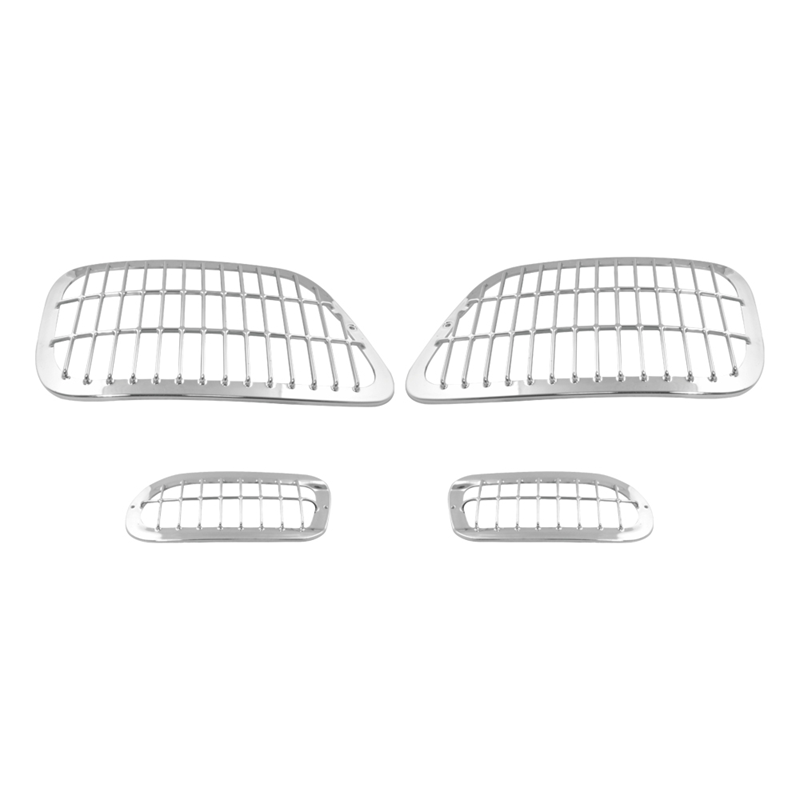 Mercedes Acturos MP3 Far Sis Farı Krom ABS Plastik 4 Parça Takım