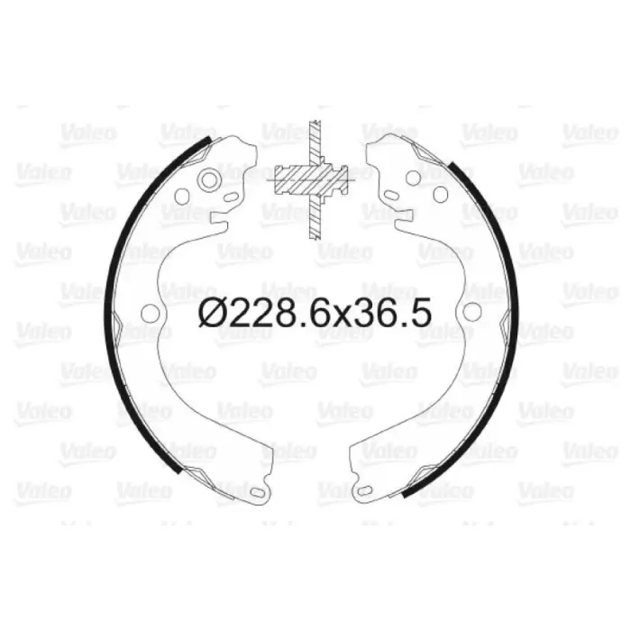 El Fren Balatasi Subaru Forester 98-02 Impreza 95-00 Legacy 94-00 | VALEO 562611 | OEM 26298AA010 26298AA010 26298AA011 26298AA040 26298AA011 26298AA040