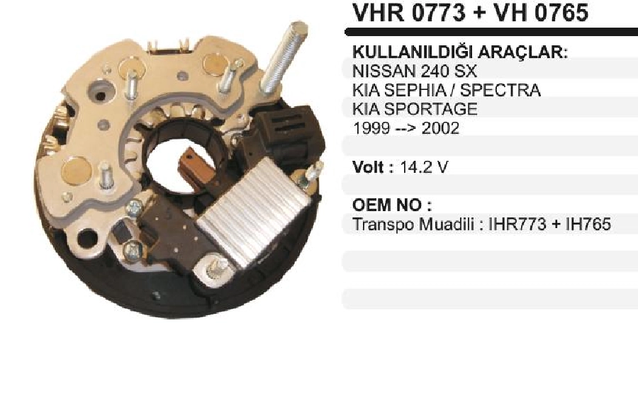 Konjektör + Diyot 12V - Nissan Skystar-Kia Sportage | OEM VHR0773+VH0765