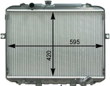 Motor Su Radyatoru H100 Kamyonet 1997 2004 (Hcc Marka) Yetkili Servis Malzemesi | MANDO HC253104B001 | OEM 25310-4B001 25310-4B001 - 253104B000 253104B000