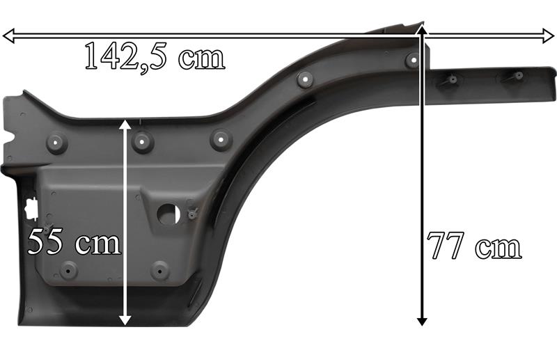 Çamurluklu Basamak Sağ | OEM 81615100274