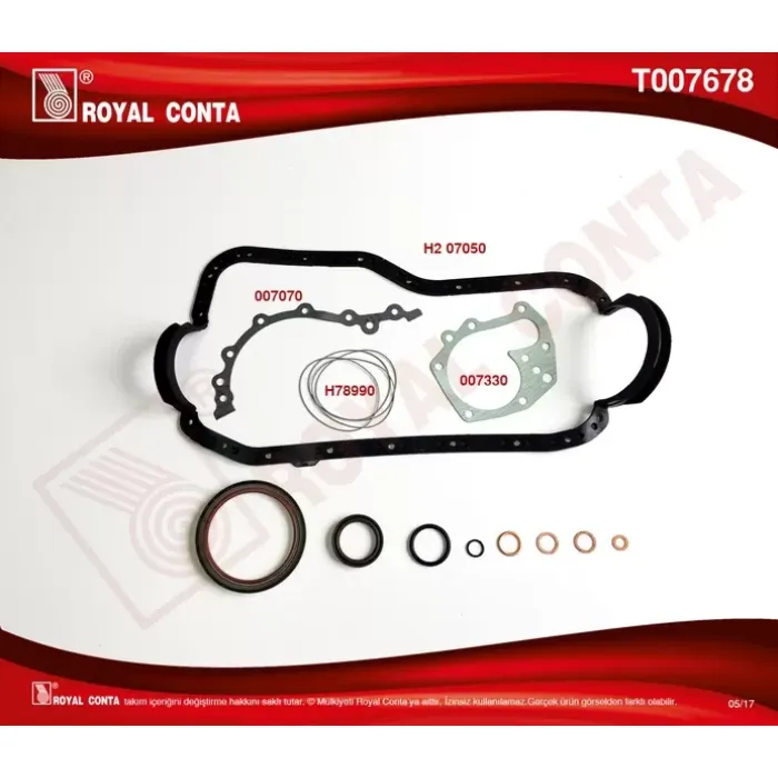 Alt Takim Contasi R9 Enerji Clio 1,4 (Skt Keceli) | ROYAL T007678 | OEM 7701348178