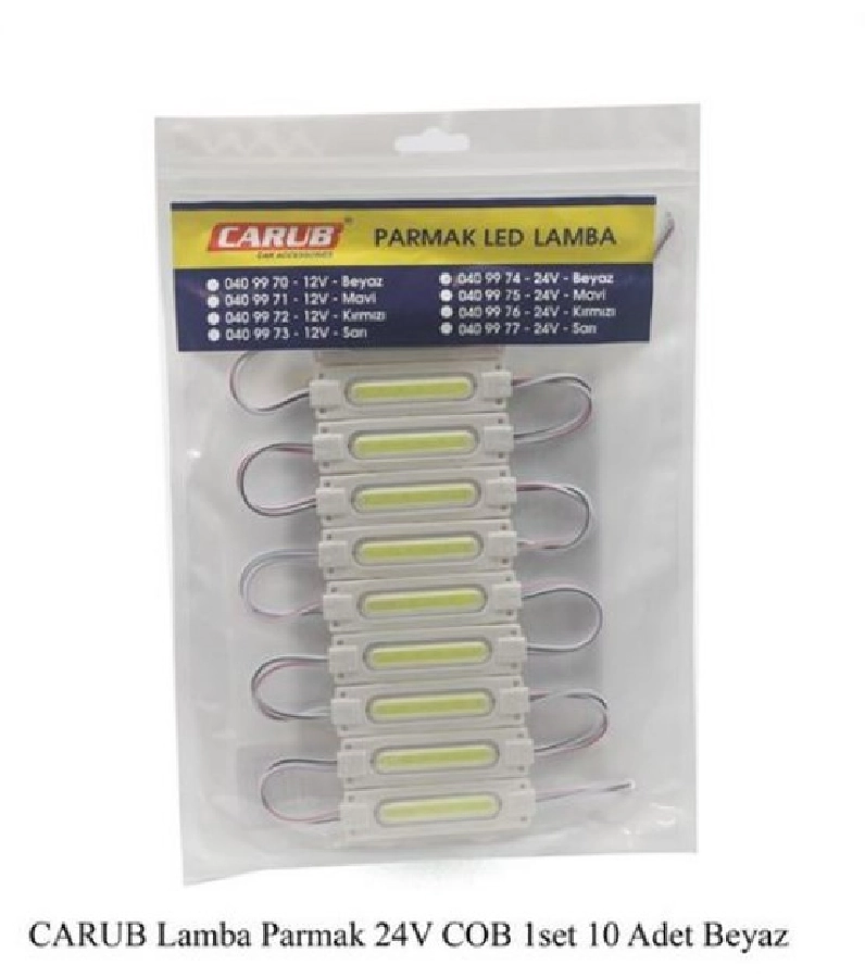 Lamba Parmak 24V COB 1SET 10 Adet Beyaz | OEM BR0409974