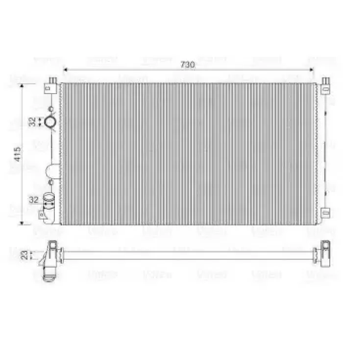 Motor Radyatoru Master II 1,9 2,2 2,5 DCI Movano 2,2 CDTI 06>10 | VALEO 732917 | OEM 7701057117 7701057117 4415064 2141000QAA 4415064 2141000QAA