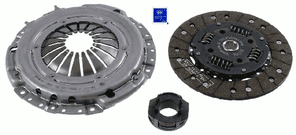 Debriyaj Seti (Baski+Disk+Rulman) Audi A3; Seat Leon, Toledo; Skoda Octavia, Vw Bora (1,8 Motor) | SACHS 3000 822 701 | OEM 02A141165G