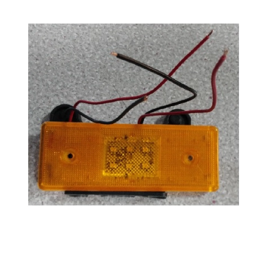 Marker Side Sallama Lamba (Dikdörtken) 18 LED'li Sinyalli Sarı 12V | OEM 034S12