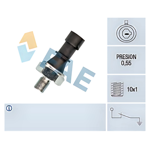Yag Basinc Musuru X16XEL Z16XE Z16XEP Z16XER A16XER Astra G Astra H Vectra C Meriva A Mokka Zafira C | FAE 12436 | OEM 1252573