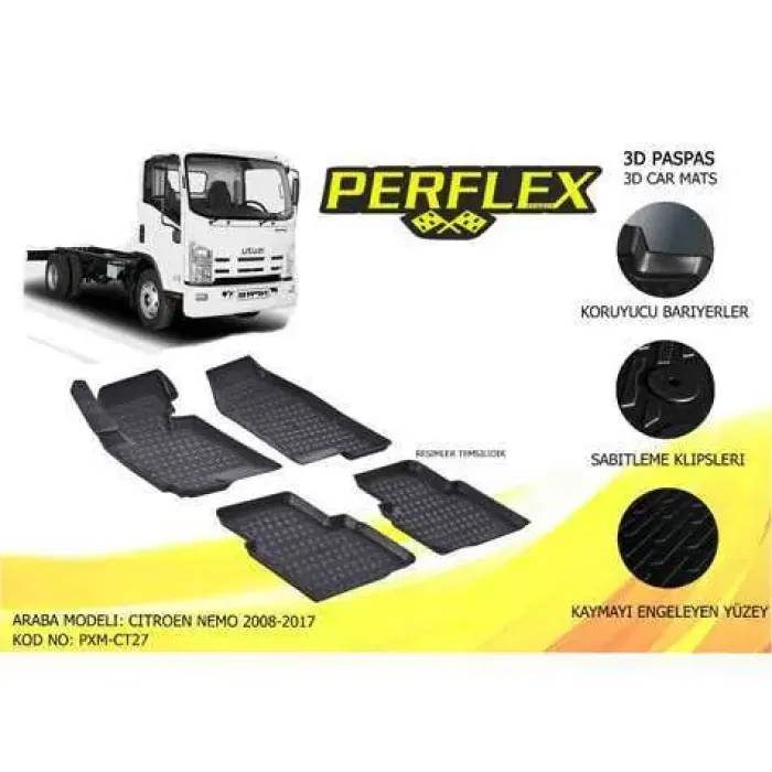 Paspas Kaucuk Flexair Mitsubishi Fuso Canter FE511 FE639 FE711 FE859 | PERFLEX FXK-MT10 | OEM MK513966 MK513970