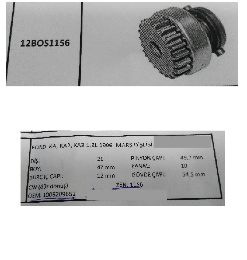 Marş Dişlisi Bosch Tipi 21 Dış Ford Ka -Ka 2-Ka 3 1,3 | OEM 12BOS1156