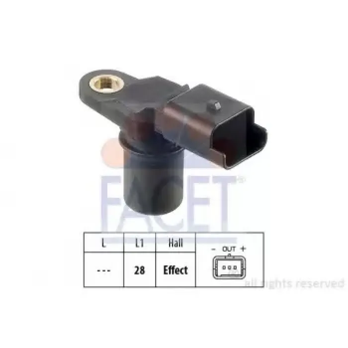 Krank Mil Sensoru (Eksantrik) Clio 2-3-Kangoo 1-3-Megane 2-Scenic 2-Laguna 2-3-Symbol-Log | FACET 9.0348 | OEM 8200285798