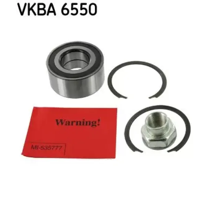 On Teker Rulmani Corsa D 07> Fiorino Idea Linea Punto 1,3 Multijet 1,2 1,4 00> | SKF VKBA6550 | OEM 1603337