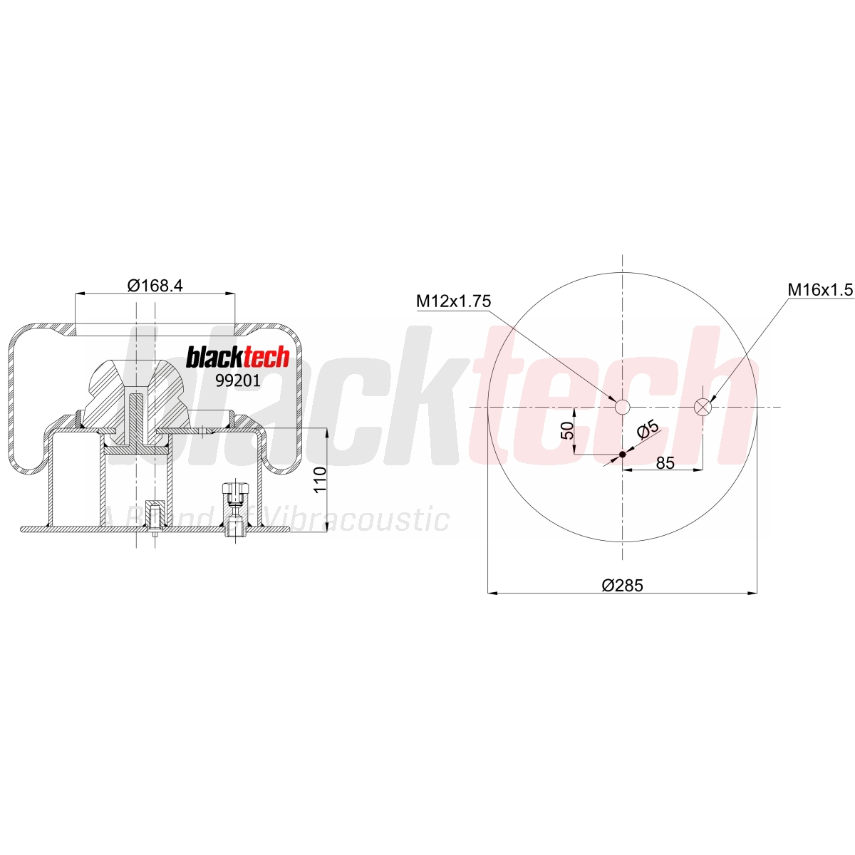 Körük Komple Metal Pistonlu Otokar | OEM 16H0005484AB