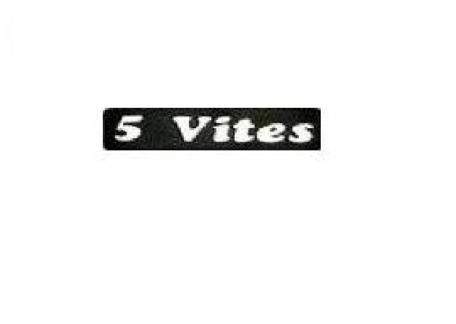 Yazı "5 Vites" (Çamurluk) - Renault 12 | OEM 527153