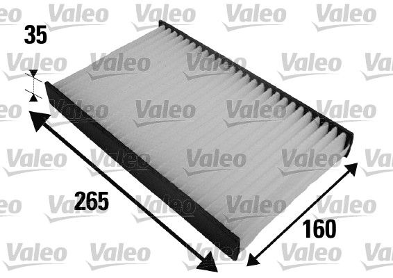 Polen Filtresi - Fiat Multipla 1.6 16V, 1.9 JTD | VALEO 698454 | OEM 46513960 46513960 46794399 46794399