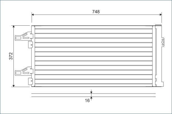 Klima Radyatoru Citroen Jumper Peugeot Boxer 2006> | VALEO 814085 | OEM 6455EQ 6455FS