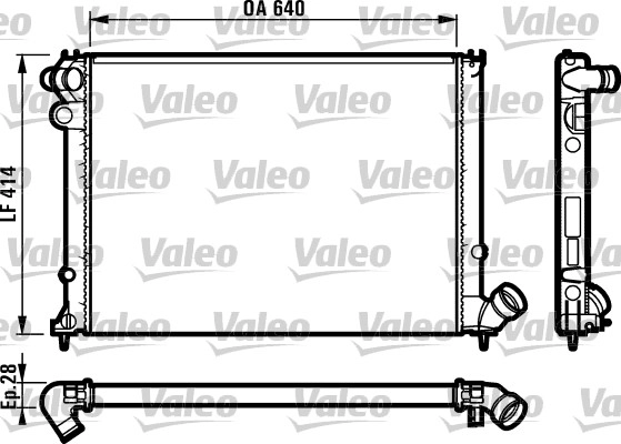 Motor Radyatoru P406 (Em YM) XU7JP / XU7JP4 (1,8 8V / 1,8 16V) / (95 00) Manuel Klimali | VALEO 731381 | OEM 1301GA