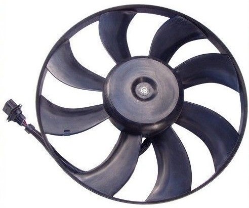Fan Motoru (250 / 80W 345MM) Arosa Cordoba Ibiza 4 Fabia Roomster Fox Lupo New Beetle | VDO X10-742-005-009V | OEM 6Q0959455H 6X0959455C 6X0959455