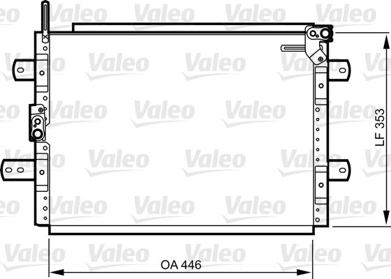 Klima Radyatoru Suzuki Vitara 90>99 | VALEO 814244 | OEM 9531067A50