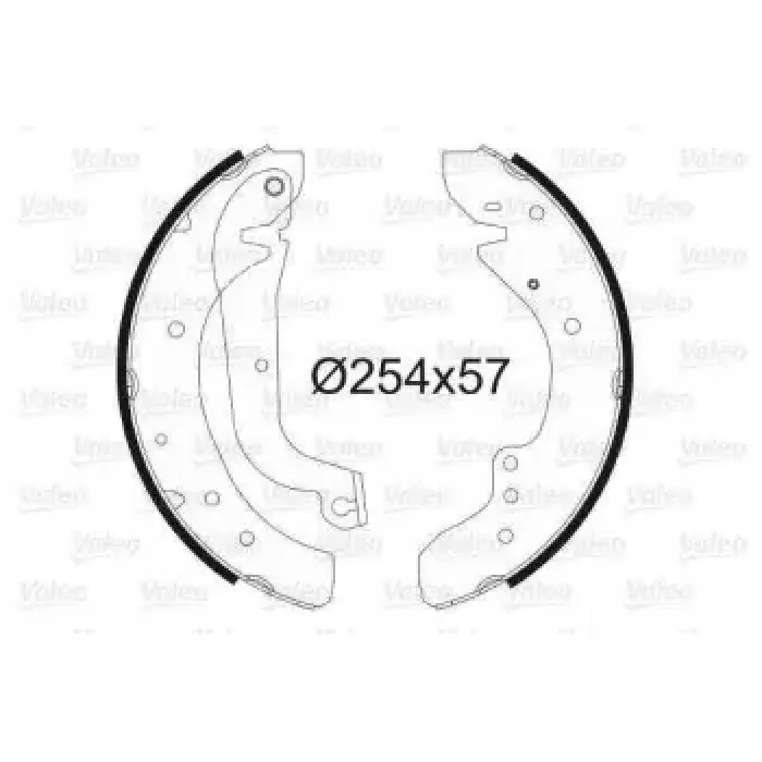 Arka Fren Pabuclu Balata Boxer (1400 Kg) Jumper (1400 Kg) Ducato 1400 Kg | VALEO 562631 | OEM 4400323 4400323 7701204639 4241H4 7701204639 4241H4