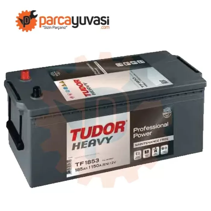 Aku 12V 185 Ah 1150A D05 1150A (513×223×223) Power Pro (Tam Kapali Bakimsiz) | TUDOR TF1853