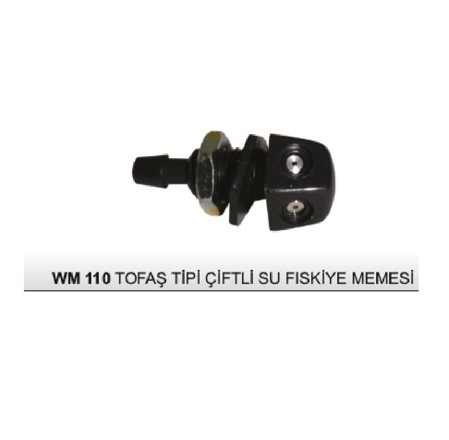 Tofas Tipi Çiftli Su Fıskıye Memesı | OEM WM110