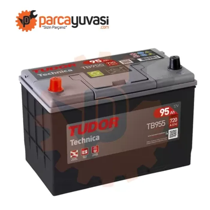 Aku 12V 95 Ah 760A D31 (306×173×222) Ters | TUDOR TB955 | OEM 55178271