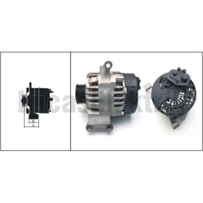 Alternator 12V 90A Fiat 500 Bravo Idea Linea Punto Panda Stilo | LUCAS LEA0685 | OEM 1535437 1673521 46542889