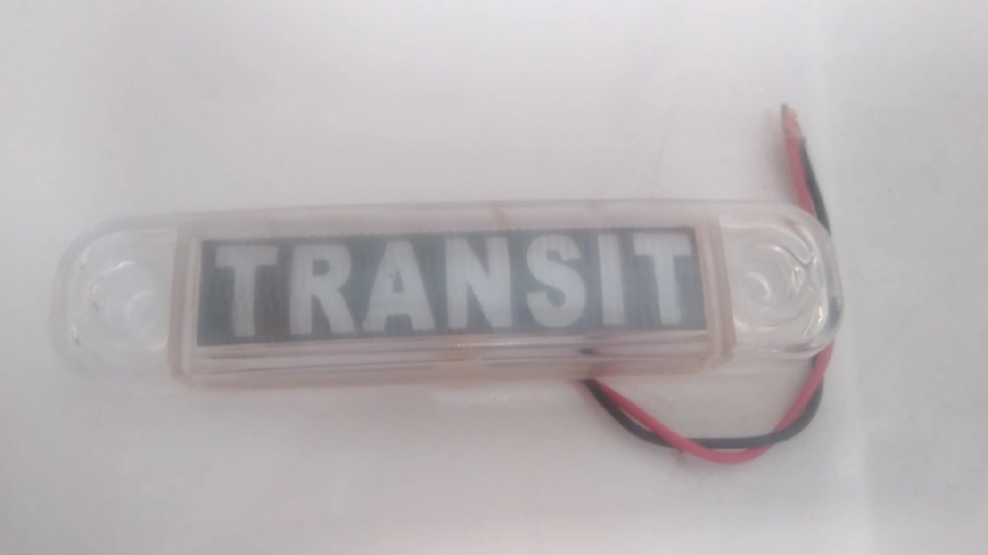 Sıde Marker Parmak Lamba Transit Yazılı Beyaz | OEM TM-001B