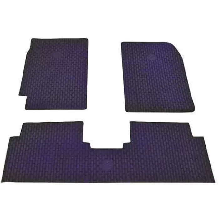Paspas Dekoratif Bezli Kaucuk Tip (2 On+1 Arka)Rulo Gri Corolla | LEOPAR RBR650