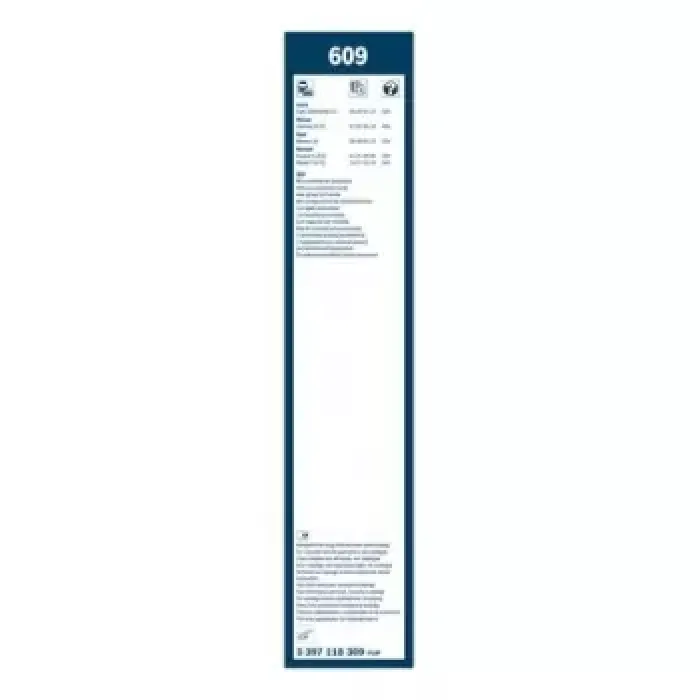 Silecek Supurgesi Aerotwin 600 / 600MM Su Fiskiyeli Master Movano Nissan Interstar Iveco Daily | BOSCH 3397118309 | OEM 7711220954 7711220954 BTM600R21 BTM600R21