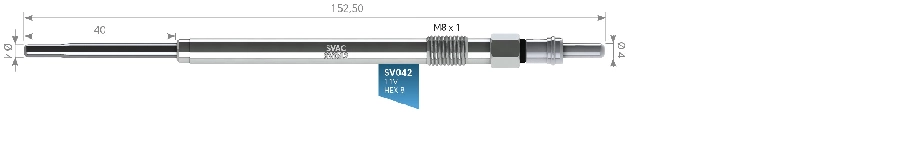Kızdırma Bujisi 11V Citroën Jumper : 3.0 HDI GN037 0 100 276 003 GLP205 0 250 203 009 DP64 Y-800 | OEM SV042