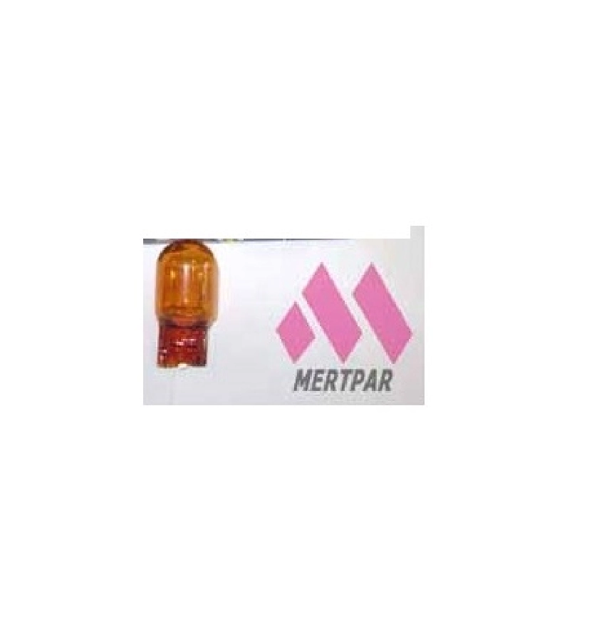 Ampul - Dipsiz Çift Filaman Sarı = Turuncu 21W 12V (T20) SL3706 | OEM SL3706