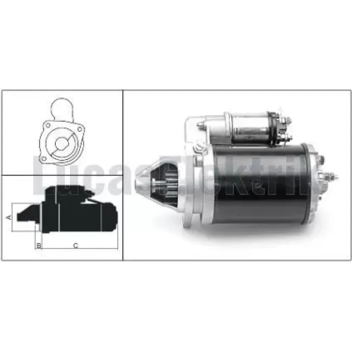 Mars Motoru 12V 2,8KW 10DIS M127 Chrysler PD250 400 700 AS950-Jsb | LUCAS 27541 | OEM 63296841 71440005 71440159 71429500R 2873A031 2873A029 2378A029 3181A032 2873B072 3763362M94 AL35519