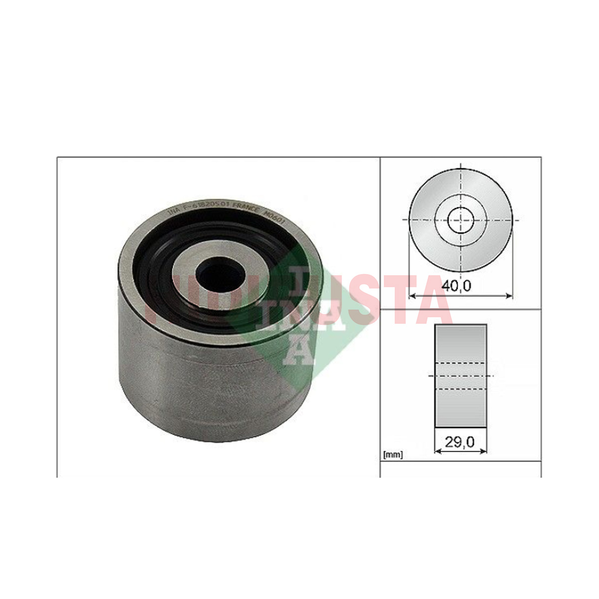 V Kayış Gergi Rulmanı Polo-A1-İbiza-Fabia Cusa-Cusb-Cuta-Cyza-Cyzb 1,4 TDI | OEM 04B109244B