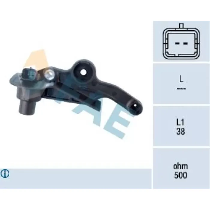 Krank Mil (Volant) Sensoru Berlingo C2 C3 P106 P206 P306 P307 Partner 1,1I / 1,4 / 1,6 16V Fiorino TU3A (1,4 8V) | FAE 79118 | OEM 1920AW