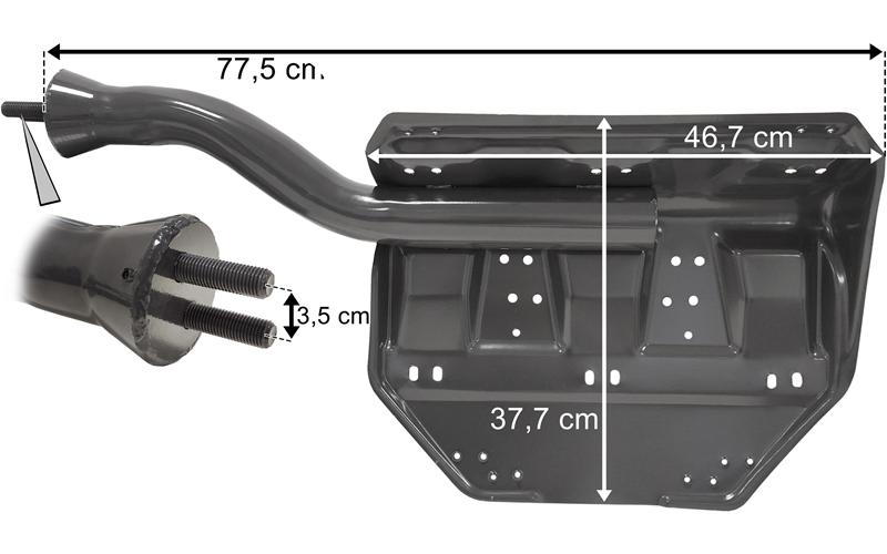 Çamurluk Kolu Scania 4 Seri Ön Sol (12M Vidalı) | OEM 1358315