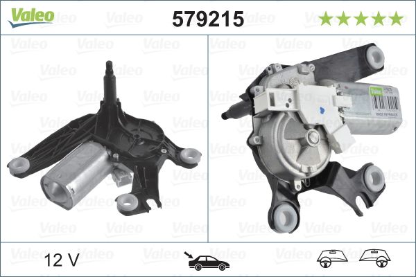 Silecek Motoru Arka Xsara P206 1,4 / 1,6 / 1,8 / 2,0 00> | VALEO 579215 | OEM 6405G7 6405G7 96 314 736 80