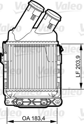 Turbo Radyatoru Megane I 1,9DCI F8Q | VALEO 817490 | OEM 7700838130 7700838130 8200047162 8200175069 8200047162 8200175069