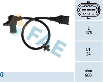 Krank Pozi̇syon Sensörü Accent Blue 1,6 Crdi 2011 -> Accent Era 1,5 Crdi 2006 -> / Ceed 1,6 Crdi 2007 -> Cerato 1,5 Crdi̇ 2006 -> Rio 1,5 Crdi̇ 2006 -> | FAE 79303 | OEM 39180-2A100