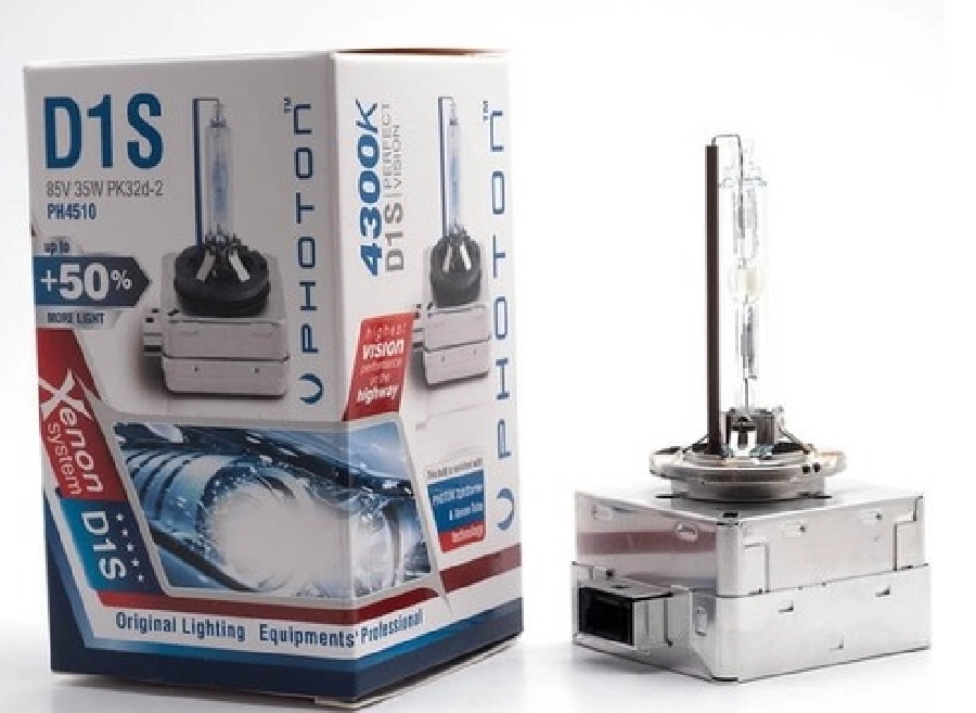 Ampul D1S 4300K + %50 Fazla Işık Adet Kahverengi Çubuk | OEM PH4510