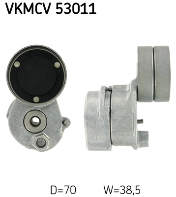 Kayis Gergi Kasnagi Renault Midlum Dxi 160-190-220-240 06> Premium 310-340 06> 70×38 Mm | SKF VKMCV 53011 | OEM 7420939284 7421500149 20799527