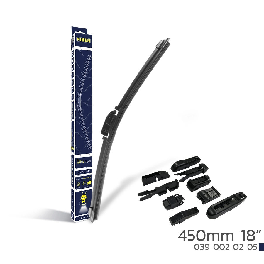 450mm 18" 9 Aparatlı Banana Muz Tip Silecek | OEM 0390020205