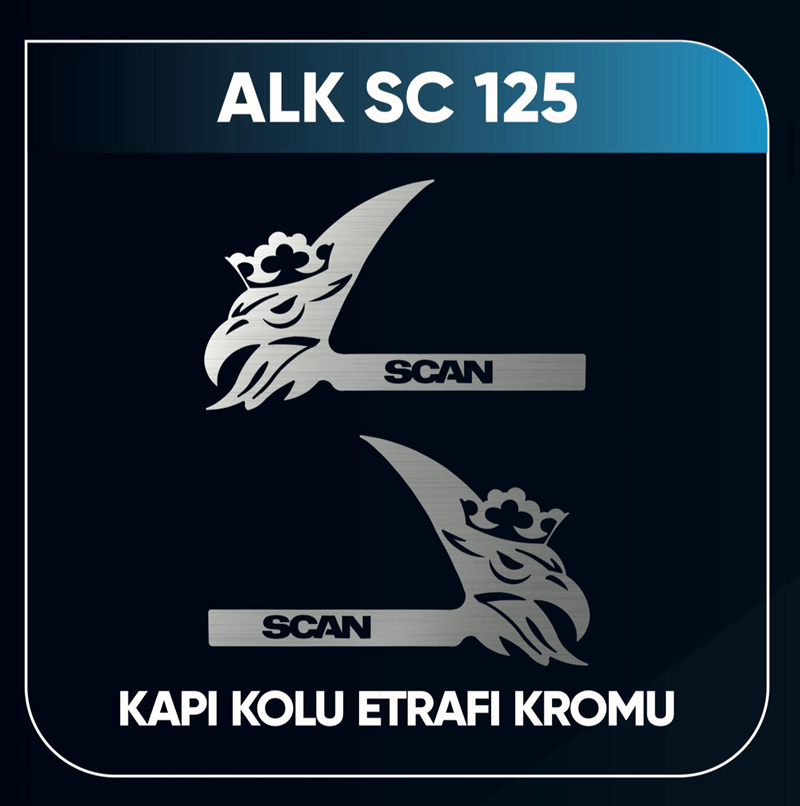 Scanıa Kapı Kolu Çerçerve Nikelajı