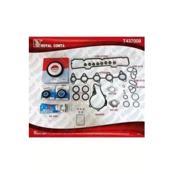 Motor Takim Conta (Alt / Ust Full) Reinz Keceli Subap Lastikli S,K,C Haric P107 P206 P307 Nemo Bipper P207 C1 C2 C3 Xsara II 1,4HDI DV4 Fiesta Fusion 1,4TDCI | ROYAL T437008 | OEM 2S6Q 6008 AA 0197AV 0197AV