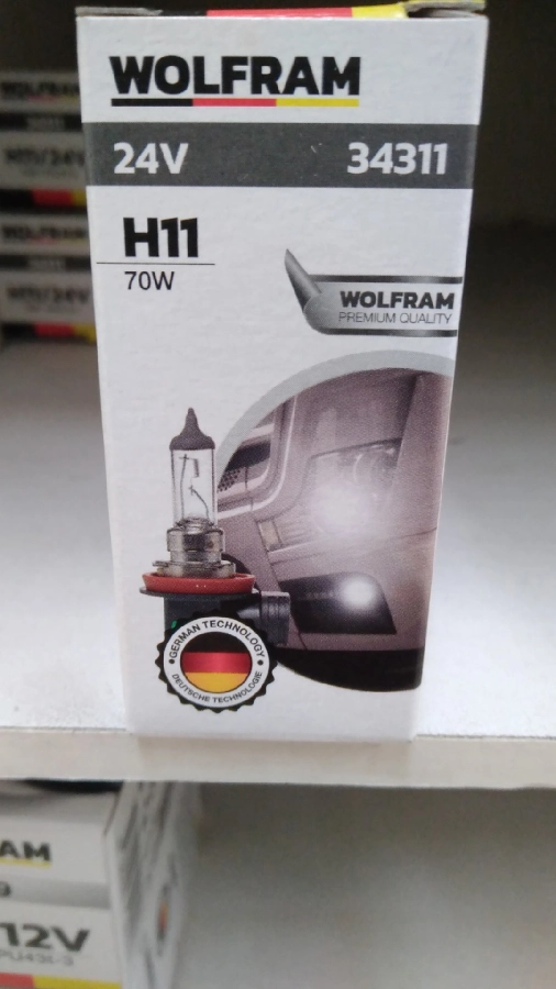 Ampul 24V H11 70W PGJ19-2 Standart Işık | OEM 34311