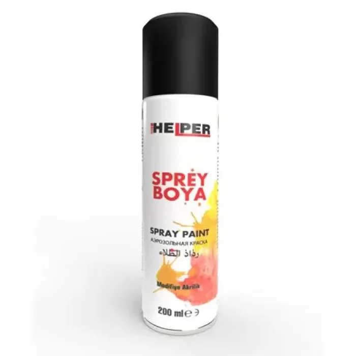 Helper Sprey Boya Ral-9005 Mat Siyah 200 Ml | MXS HEB191105