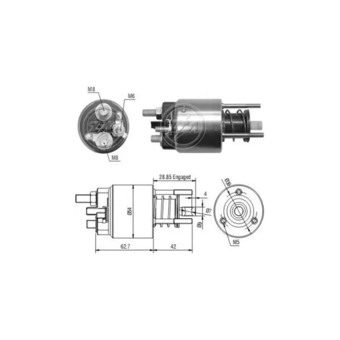 Mars Otomatigi 12V Fiat Ducato Iveco Daily Jcb Is Makinasi Hidromek | ZM 3395 | OEM 9947992