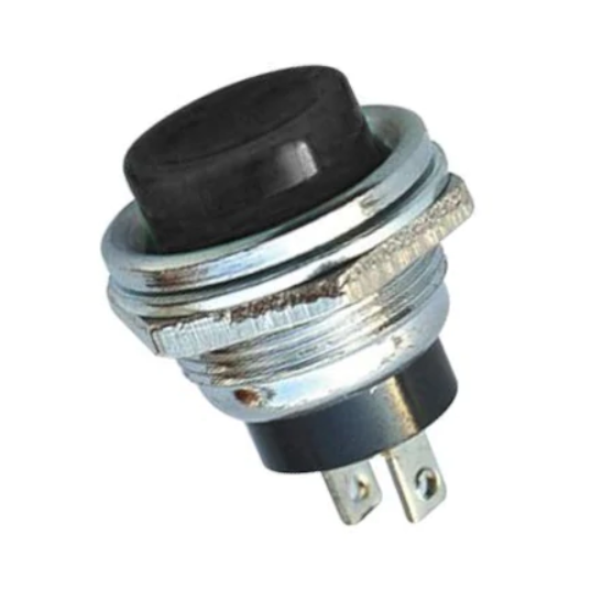 Metal Buton Mini Siyah