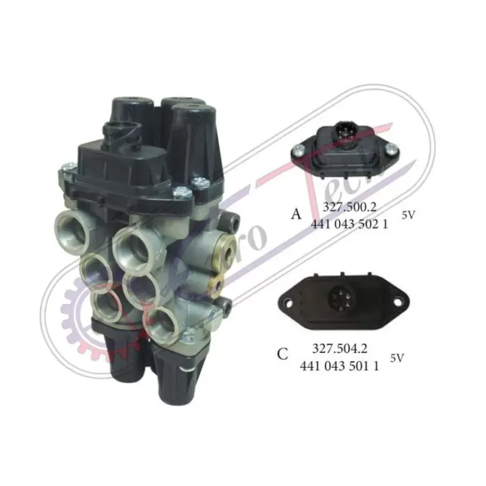 Coklu Hava Dagitici Ventil Mercedes Axor Actros DAF | EUROTECH 327.310.0 | OEM 9347050050 0034315706 0034316106